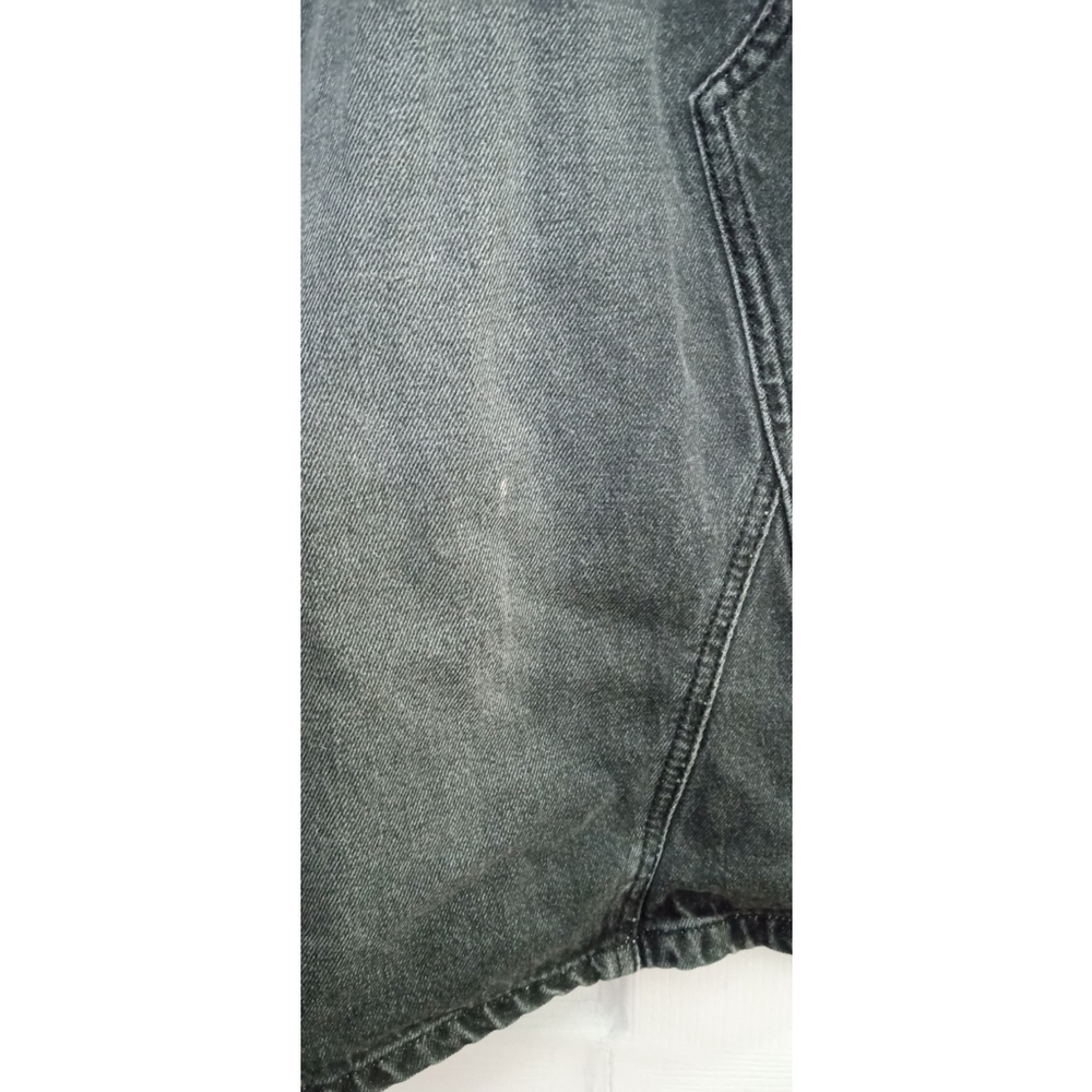 Vintage Ralph Lauren Denim Caldwell Skirt Sz 12 Black Y2K Grunge Preppy Retro - Picture 7 of 9